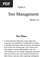 Unit-3 Test Management