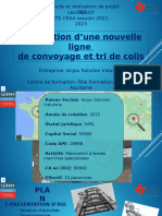 Conception D'une Nouvelle Ligne de Convoyage Et Tri de Colis