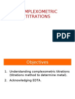 Complexometric Titrations