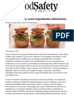 O Uso de Insetos Como Ingredientes Alimentares - Segurança Alimentar