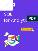 Module 1 - SQL For Analytics Introduction