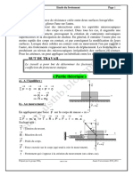 TP NĶ 4 - Etude Du Frottement Statique