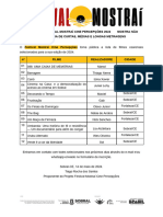 Resultado Convocatória Mostraí Cine Percepções 2024