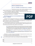 Direito Administrativo: Improbidade Administrativa: Lei N. 8.429/1992, Com Alterações Da Lei N. 14.230/2021