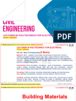 Basic Civil Engineering Class Note - Building Materials