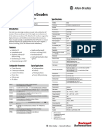 Ethernet/Ip Absolute Encoders: Specifications