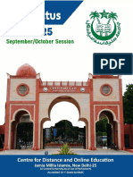 Prospectus Jamia B.ed New