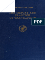 The Theory and Practice of Translation