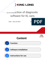 Introduction of Diagnostic Software For KL Vans