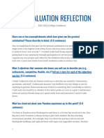 Jack Young - Self-Evaluation Reflection