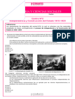 Control N°2 - Proceso de Independencia y Construcción Del Estado de Chile 1810 - 1823