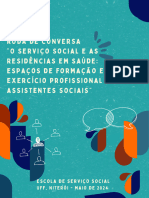 Material Informativo O Serviço Social e As Residências em Serviço Social