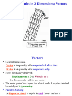 Phy 101 Lecture04 (Vectors)