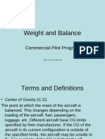 Weight and Balance