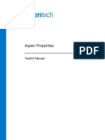 Aspen Properties Toolkit Manual