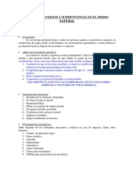 Primeros Auxilios y Supervivencia en El Medio Natural