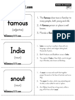 Are You From India - Vocab