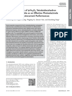 Novel Composites of - Fe O Tetrakaidecahedron and Graphene Oxide As An Effective Photoelectrode With Enhanced Photocurrent Performances