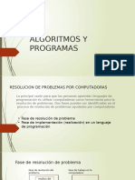 Algoritmos y Programas