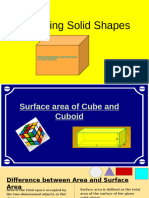 Surface Area of Solid Shapes