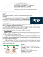 RESPIRATORY SYSTEM - BREATH SOUNDS AND PFTs