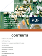 Dietary Supplements and Nutracuitcals