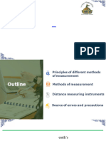 Unit II Lecture 1 Measurement of Distances