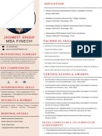 Fintech & Marketing Resume - Jagmeet Singh