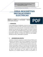 2.5 Memoria Descriptiva Inst. Electricas