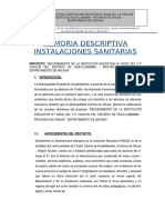 2.4 Memoria Descriptiva Inst. Sanitarias