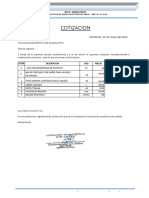 Cotizacion Utiles y Implementos Sanitarios