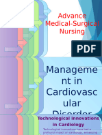 Advance Manamgement in Cardiovascular Disorder