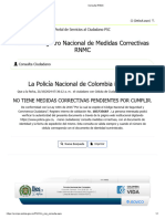 Consulta RNMC