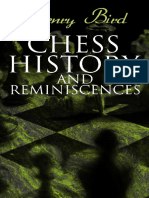 Bird Henry Chess History and Reminiscences Development of TH