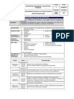 Procedimiento de Roce de Vegetación