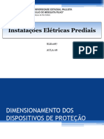 Aula4ee - Dimensionamento de Dispositivos de Protecao - Enviar