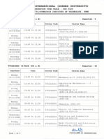 B.Tech (CS & E) - Timetable