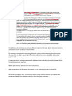 The Efficiency of Photolysis Can Varies in Different Organism Like Alge