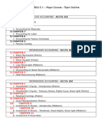 2nd Yr - BSA - 1st Sem - Major Course - Topic Outline