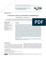 A Finite Element Study On Modal Analysis of Lightweight Pipes (