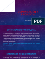 Comunicación y Psicología