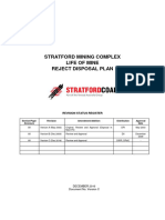 Stratford LOM Reject Disposal Plan - 2016 Final