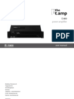 Power Amplifier: User Manual