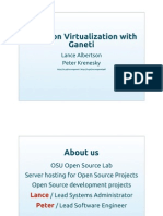 Hands-On Virtualization With Ganeti Presentation