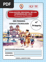 xPRUEBA 4° PRIMARIA CIENCIA Y TECNOLOGIA