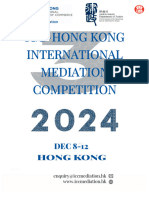 2024 ICC-HK Mediation Competition Flyer