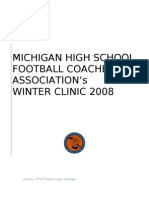 Michigan High School Football Coaches Association'S Winter Clinic 2008