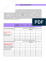 BUS 470 RS Problem Solutions Matrix