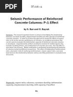 Seismic Performance of Columns