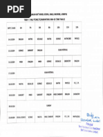 6 To 12 Time Table Half Yearly